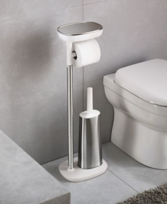 Joseph Joseph - EasyStore™ Standing Toilet Paper Holder and Flex Steel Toilet Brush