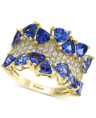 EFFY Collection - Tanzanite (3 ct. t.w.) & Diamond (3/8 ct. t.w.) Ring in 14k Gold