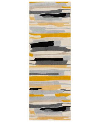Livabliss - City CIT-2340 Mustard 2'7" x 7'3" Runner Area Rug