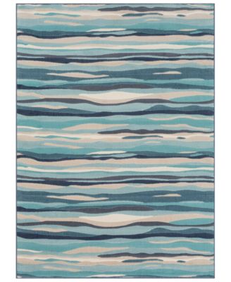 Livabliss - City CIT-2321 Aqua 5'3" x 7'3" Area Rug