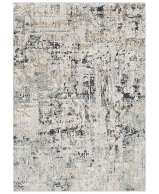 Livabliss - Quatro QUA-2302 Silver Gray 6'7" x 9'6" Area Rug