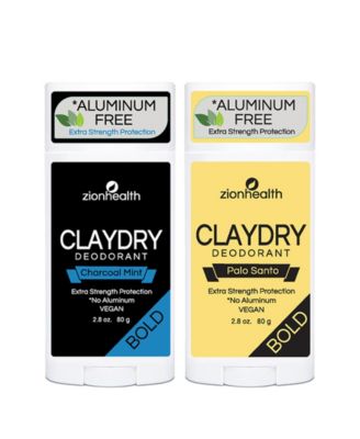 Zion Health - Charcoal Mint & Palo Santo Deodorant Duo