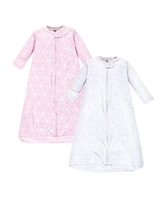Hudson Baby - Wearable Safe Sleep Long Sleeve Cotton Sleeping Bags, Forest, 3-9M M