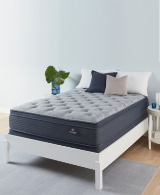 Serta - LUXE Grandmere 14" Plush Pillow Top Mattress Set- Twin