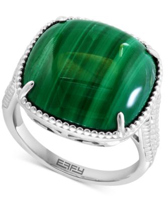 EFFY Collection - Malachite Statement Ring in Sterling Silver (Also in Rose Quartz)