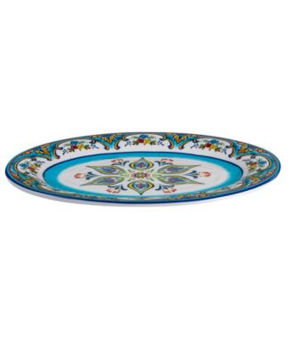 Euro Ceramica - ZANZIBAR OVAL PLATTER - 18"