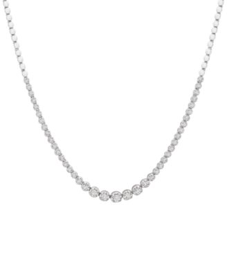 Macy's - Diamond Graduated 17" Tennis Necklace (1 ct. tw)