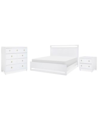 Furniture - Summerland 3pc Bedroom Set (California King Panel Bed, Chest, Nightstand)