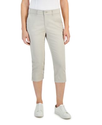 Style & Co - Women's Comfort Solid-Color Capri Pants