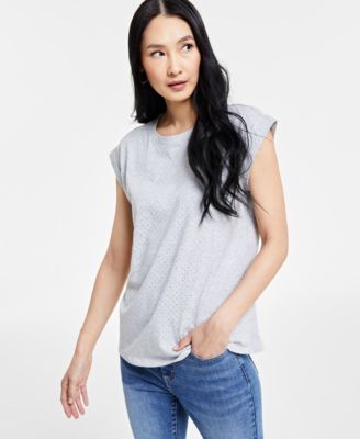 I.N.C. International Concepts - Women's Dew Drop Cotton Top
