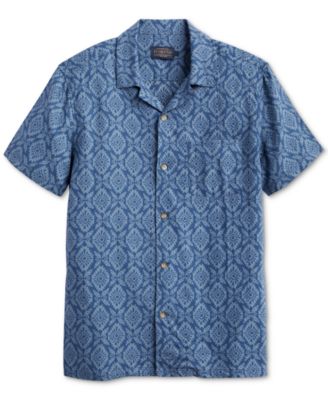 Pendleton - Men's Medallion Print Short Sleeve Button-Front Shirt