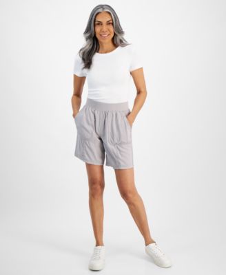 Style & Co - Women's Pull-On Utility-Pocket Shorts