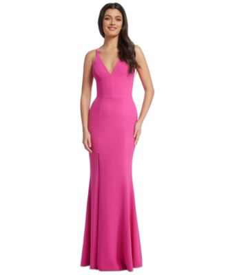 Dress the Population - Iris High-Slit Evening Gown