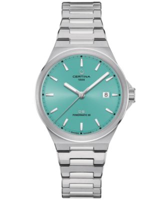 Certina - Unisex Swiss Automatic DS-7 Powermatic 80 Stainless Steel Bracelet Watch 39mm