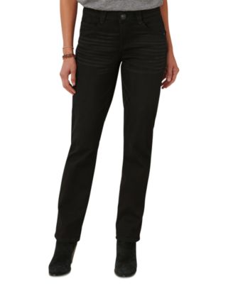 Democracy - Petite "Ab"solution Straight-Leg Jeans
