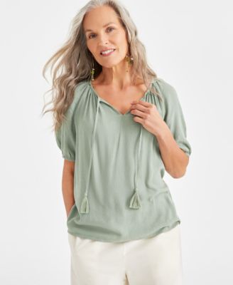 Style & Co - Women's Vacay Shine Top