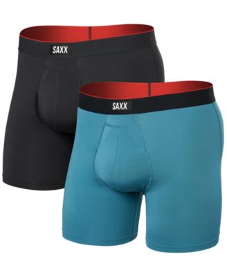 SAXX - Men's Multi-Sport 2-Pk. Solid Mesh Boxer Briefs