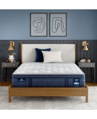 Serta - iComfortPro Dartmouth 15" Latex Foam Plush Pillow Top Mattress - Twin XL