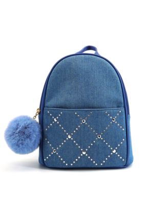 LIKE DREAMS - Kingston Denim Rhinestone Backpack