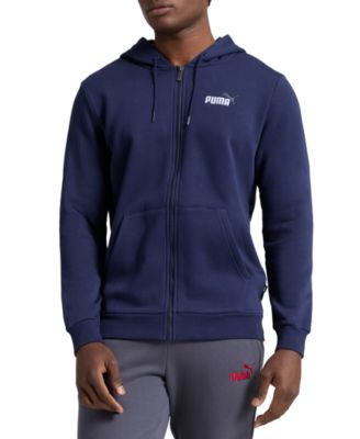 Puma - Men's Zip-Front Long Sleeve Small Logo Hoodie