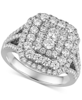 Macy's - Diamond Bridal Ring (1-3/4 ct. t.w) in 14k White Gold