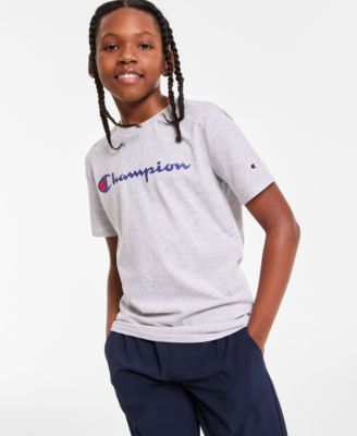Champion - Big Boys Signature Logo T-Shirt