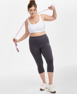 ID Ideology - Plus Size Flex-Stretch Cropped Leggings