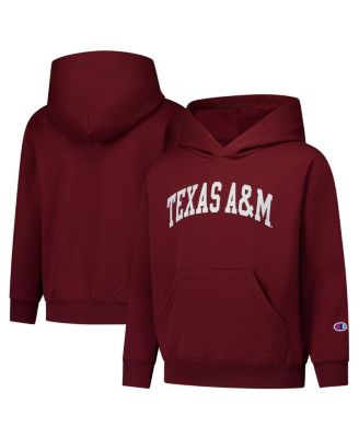 Champion - Big Boys and Girls Maroon Texas A M Aggies Basic Arch Hoodie