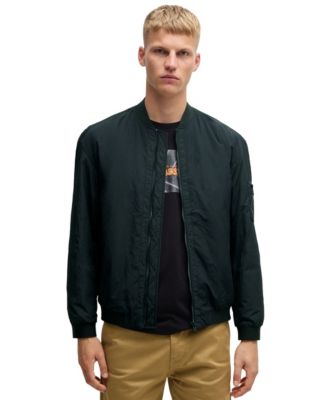 Hugo Boss - Men’s Logo Badge Water-Repellent Bomber Jacket