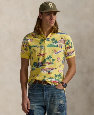 Polo Ralph Lauren - Men's Classic-Fit Polo Bear Mesh Polo Shirt