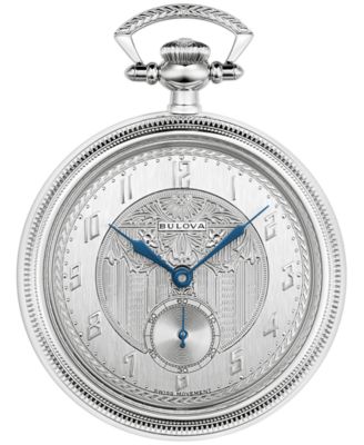 Bulova - Limited Edition Men's Art Deco Stainless Steel Chain Watch 45.5mm