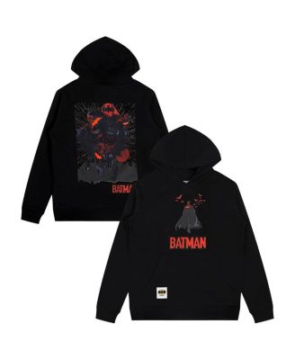 Freeze Max - Big Boys and GIrls Black Batman Comics Batman Signal Pullover Hoodie