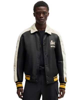 Hugo Boss - Men's Velvet Trim Bomber Jacket