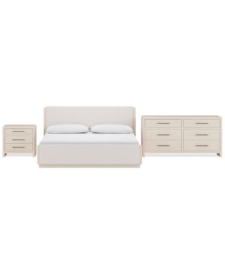 Furniture - Wallen 3-Pc. Set (Queen Bed, Dresser & Nightstand)