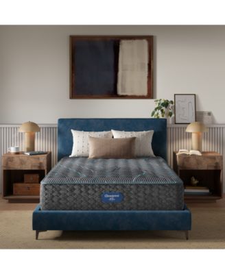 Beautyrest - Level Two 14" Plush Tight Top Mattress Set - Split Queen