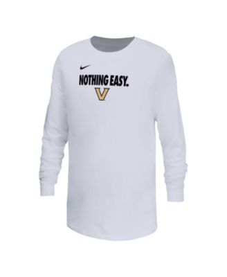 Nike - Big Boys and Girls White Vanderbilt Commodores 2025 Legend Bench Long Sleeve T-Shirt