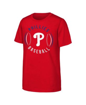 Outerstuff - Big Boys and Girls Red Philadelphia Phillies Golden Glove T-Shirt