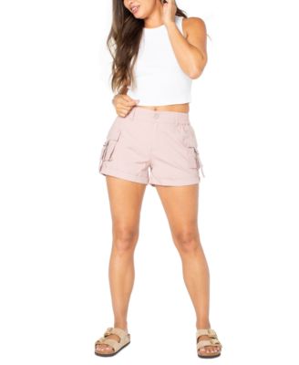 Celebrity Pink - Juniors' Cargo Cuffed Shorts