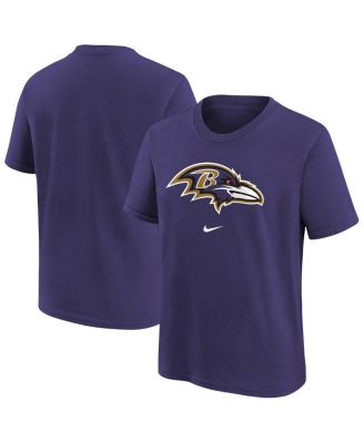 Nike - Big Boys and Girls Purple Baltimore Ravens Primary Logo Legend T-Shirt