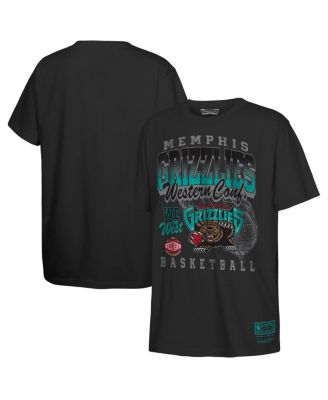 Mitchell & Ness - Big Boys and Girls Black Memphis Grizzlies 2025 NBA Playoffs Retro Monumental T-Shirt