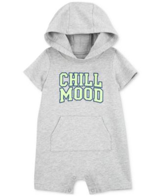Carter's - Baby Boys Chill Mood Hooded Romper