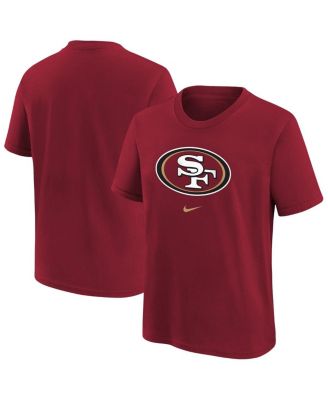 Nike - Big Boys and Girls Scarlet San Francisco 49ers Primary Logo Legend T-Shirt