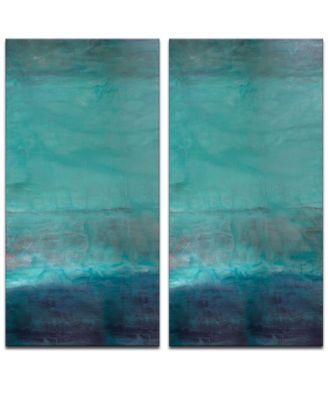 Ready2HangArt - 'Abstract Spa' Oversized 2-Pc. Canvas Art Print Set
