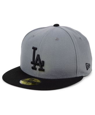 New Era - Basic Gray Black 59FIFTY Fitted Cap