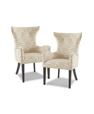 Madison Park - Angelica Arm Dining Chair Set of 2