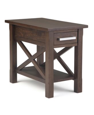 Simpli Home - Kitchener Side Table, Quick Ship