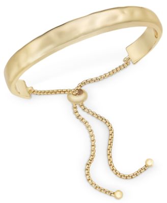 Style & Co - Hammered Bolo Bracelet