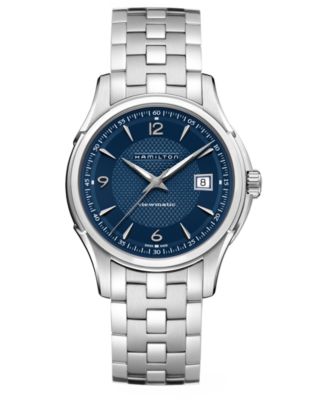 Hamilton - Men's Swiss Automatic Jazzmaster Viewmatic Stainless Steel Bracelet Watch 40mm