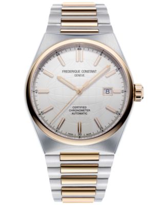 Frederique Constant - Men's Swiss Automatic Highlife COSC Two-Tone Stainless Steel Bracelet Watch 41mm