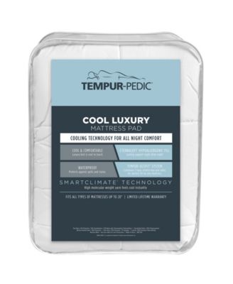 Tempur-Pedic - Cool Luxury Mattress Pad, Queen